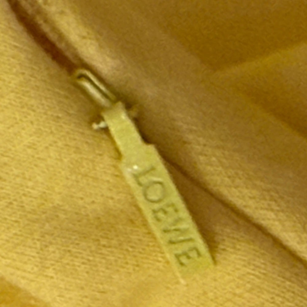 Loewe Yellow Dress asymmetric cotton blend sz 4 - Picture 15 of 16